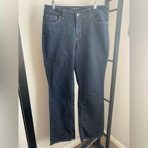 Nine West Vintage‎ Denim Jeans Women Size 12/30 Dark Wash Mid Rise Bootcut
